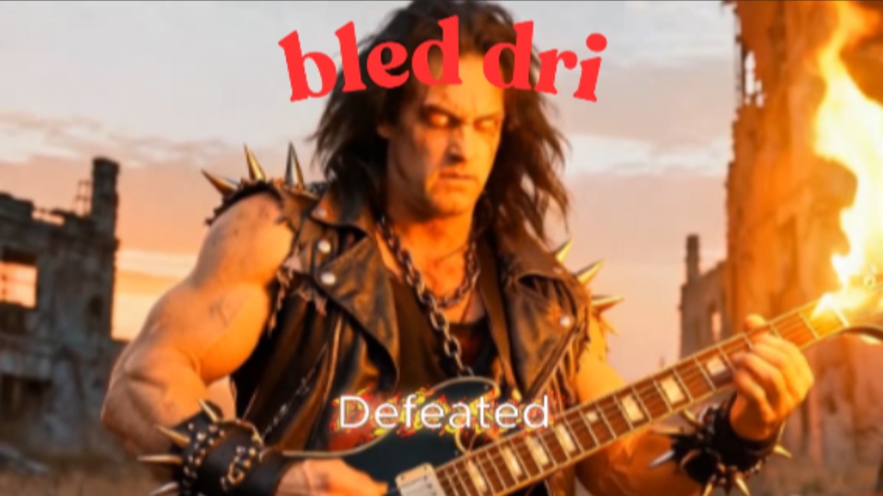 Bled Dri -Defeated(full album) Hard rock blues heavy metal groove riffs music video.