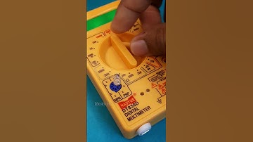 LED easy checking with multimeter