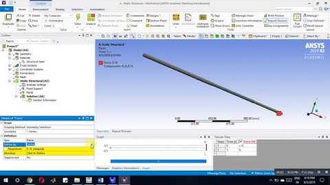 ANSYS  2019 R2 tutorial for beginners | Stepped Circular Bar analysis | Static Structural analysis