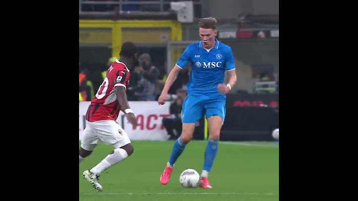 ✨ Scott McTominay (27) running the show in Napoli’s midfield against AC Milan! 🧠 #napoli #milanrepor