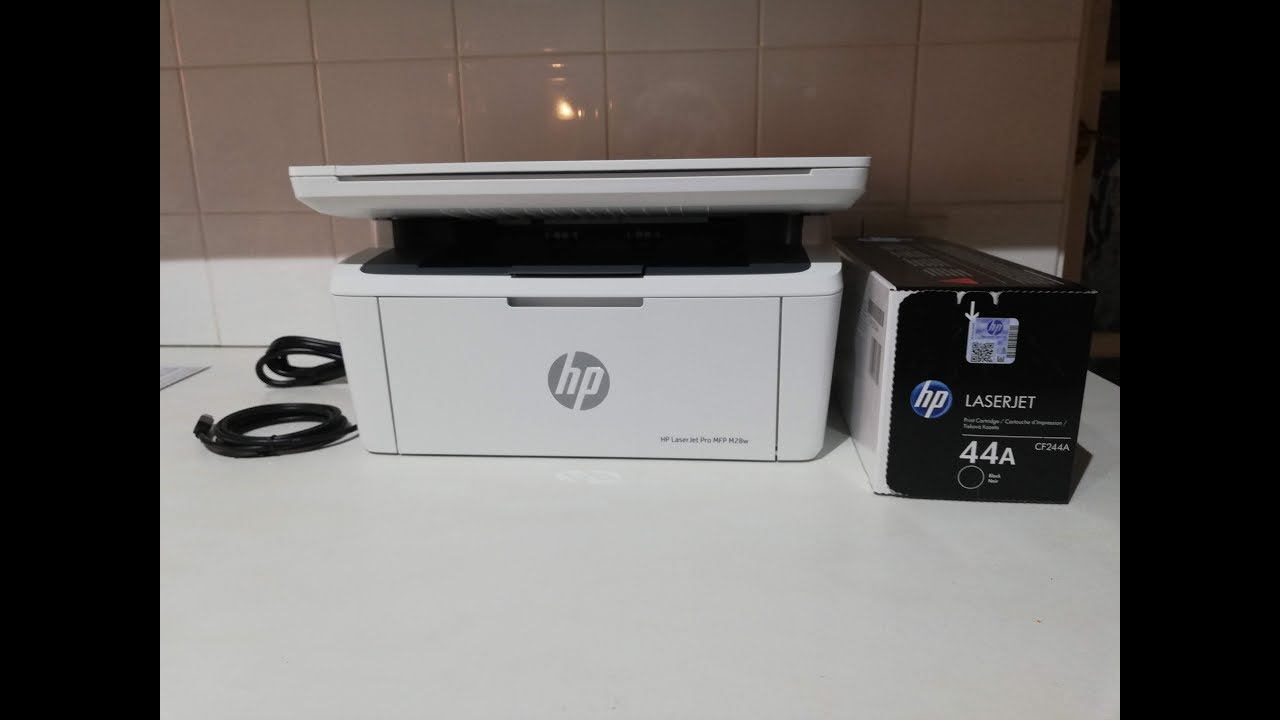 HP LaserJet Pro MFP M28W Unboxing and Brief Overview 