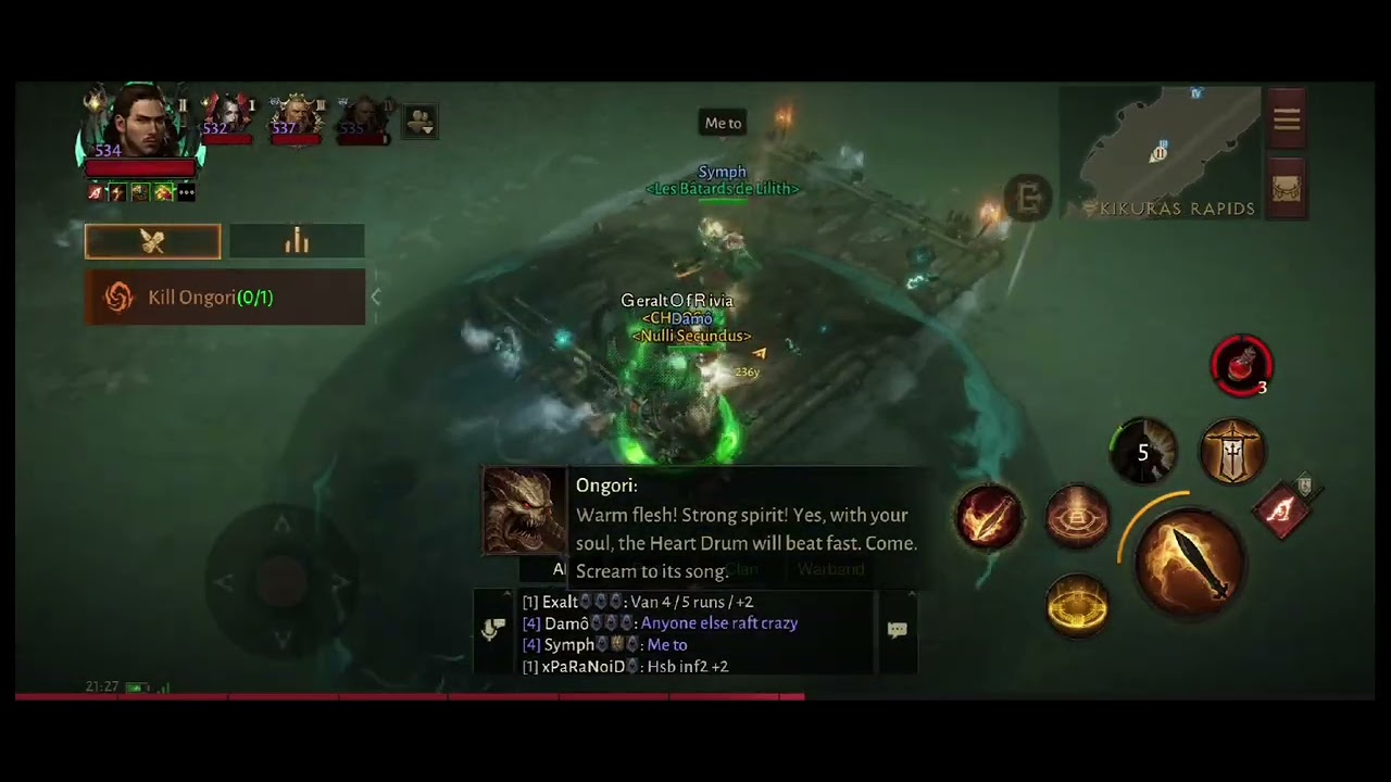 Diablo Raft Diablo Immortal The raft went crazy - YouTube