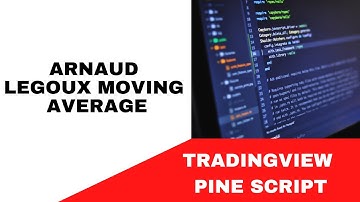 TRADINGVIEW--PINE SCRIPT:  ARNAUD LEGOUX MOVING AVERAGE || TUTORIAL.