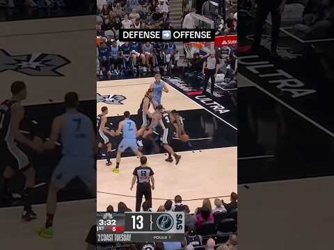 Swipa steal to Jeremy threeee 🎯 #nba #spurs #deaaronfox #jeremysochan 📺 NBC & Peacock