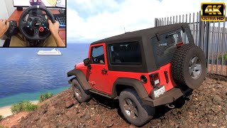 Jeep Wrangler | Offroading | Forza Horizon 5 | Logitech g29 gameplay