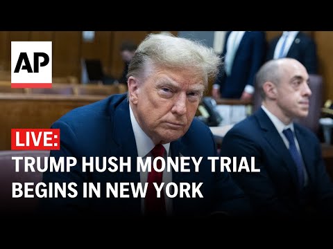 Trump hush money trial LIVE: At courthouse in New York