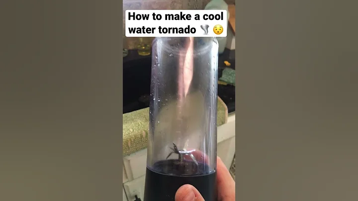 How to make a cool water tornado #shorts #tornado #water #watertornado