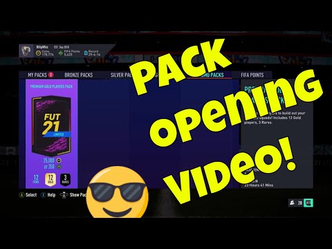 FUT 21 - Opening 5 X Premium Gold Players Packs - Walkout Packed (125k Gold Or 2750 Fifa Points)