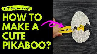 How to make Peekaboo Clothespin Easter Eggs - DIY Craft | Origami Craft | Peekaboo Craft Activity