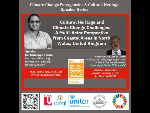 Climate Change Emergencies & Cultural Heritage Speaker Series - YouTube