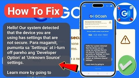 How To Fix GCash Can