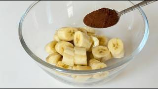 Do you have 2 bananas and cocoa? No flour, no sugar!
