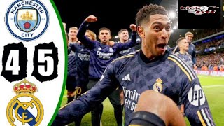 Manchester City Vs Real Madrid Liga Champion Pertandingan Tadi Malam