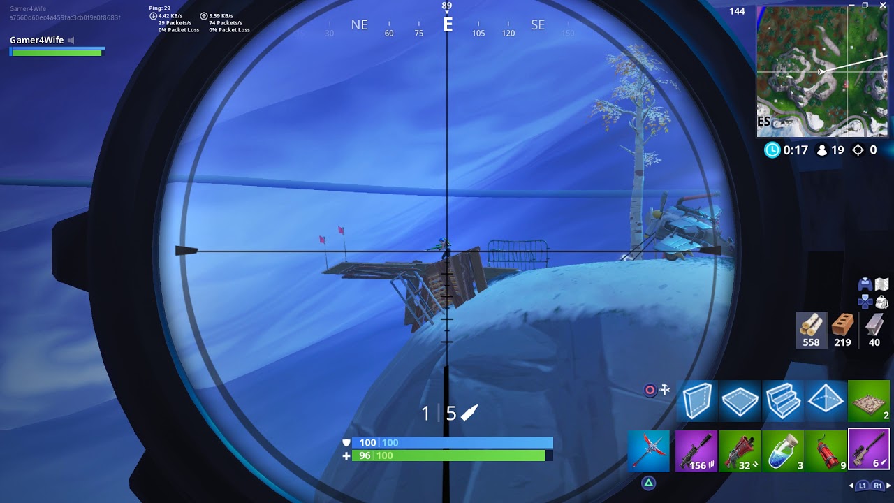 Fortnite Season 7 Cheeky Little Snipe First Game on | GAMER4WIFE