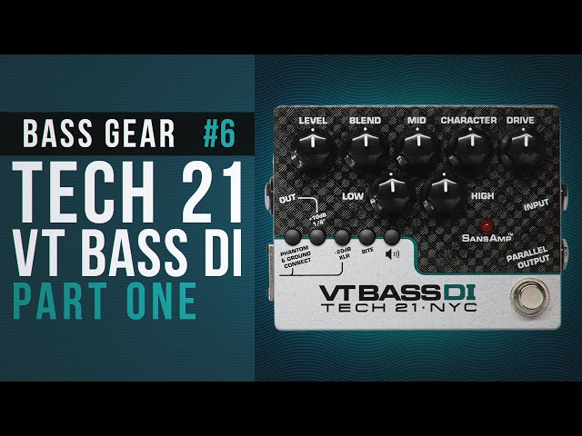 Педаль эффектов TECH21 SansAmp VT BASS DI