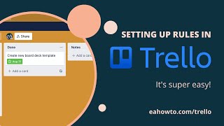 How To Set Up Rules in Trello by EA How To 3,235 views 1 year ago 2 minutes