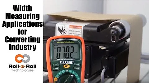 Web Width Measurement with Roll-2-Roll Sensors and Web Guides