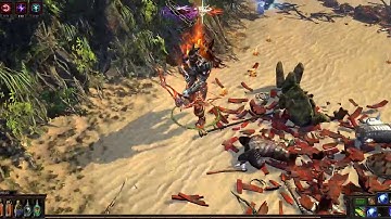 Path of Exile: Chieftain Tukohama Reverse Knockback Barrage RAT