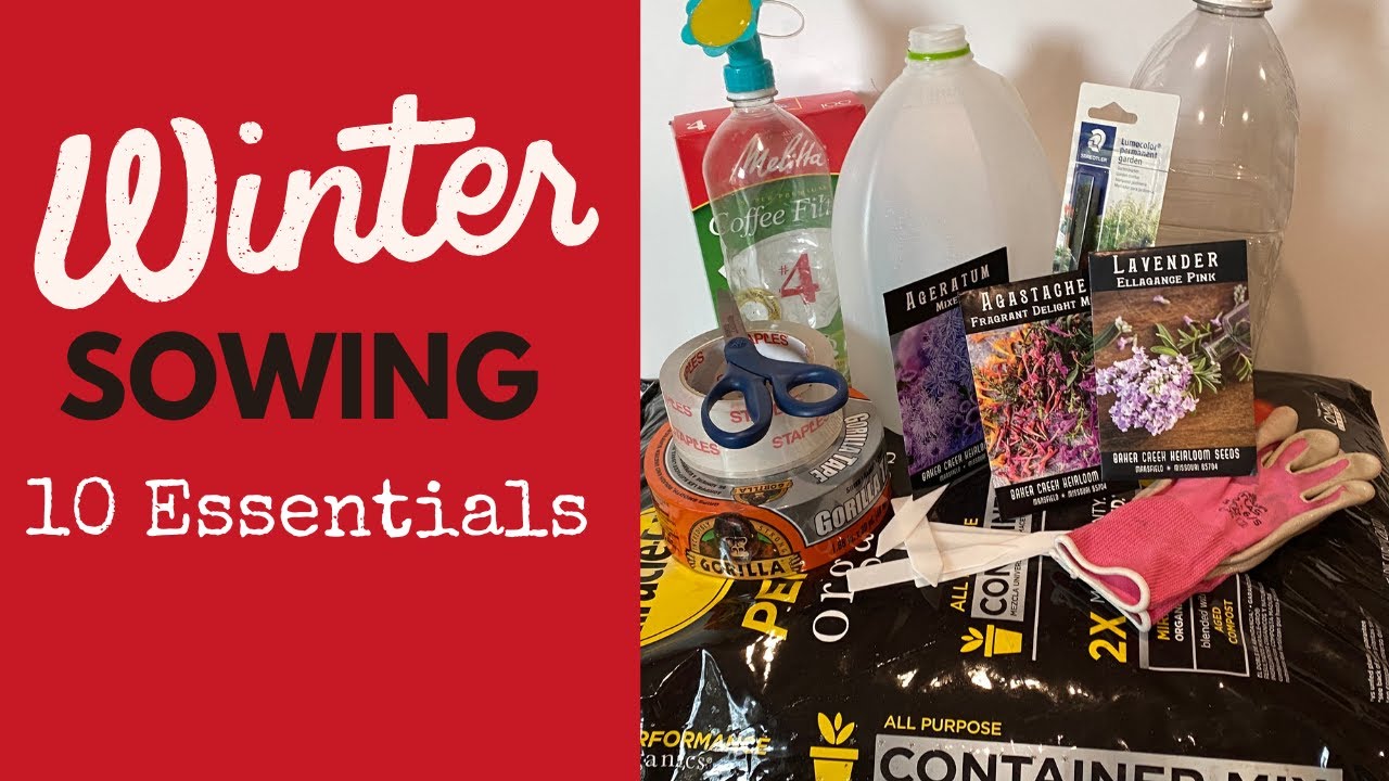 Winter Sowing Supplies - Must Have Items To Get You Prepared