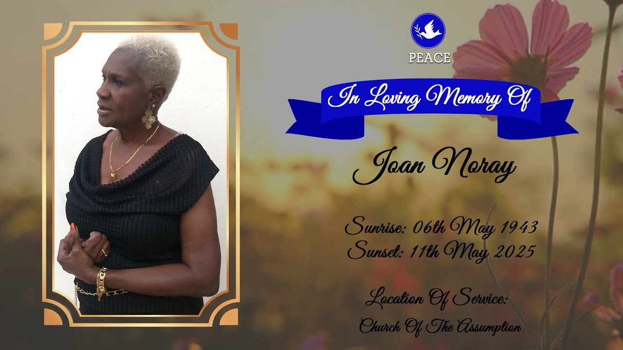 Funeral Tribute Service Of Joan Noray - YouTube