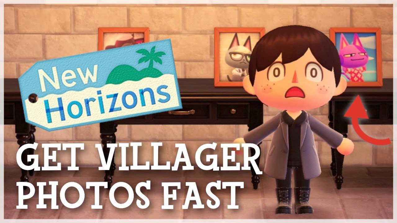 Animal Crossing New Horizons - Get Villager Photos Fast (Best Method)