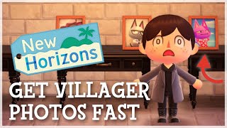 Animal Crossing New Horizons - Get Villager Photos Fast Best Method