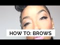 HOW TO DEFINE YOUR BROWS