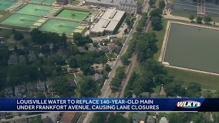 Prepare for detours, road closures during yearlong Frankfort Avenue water main project