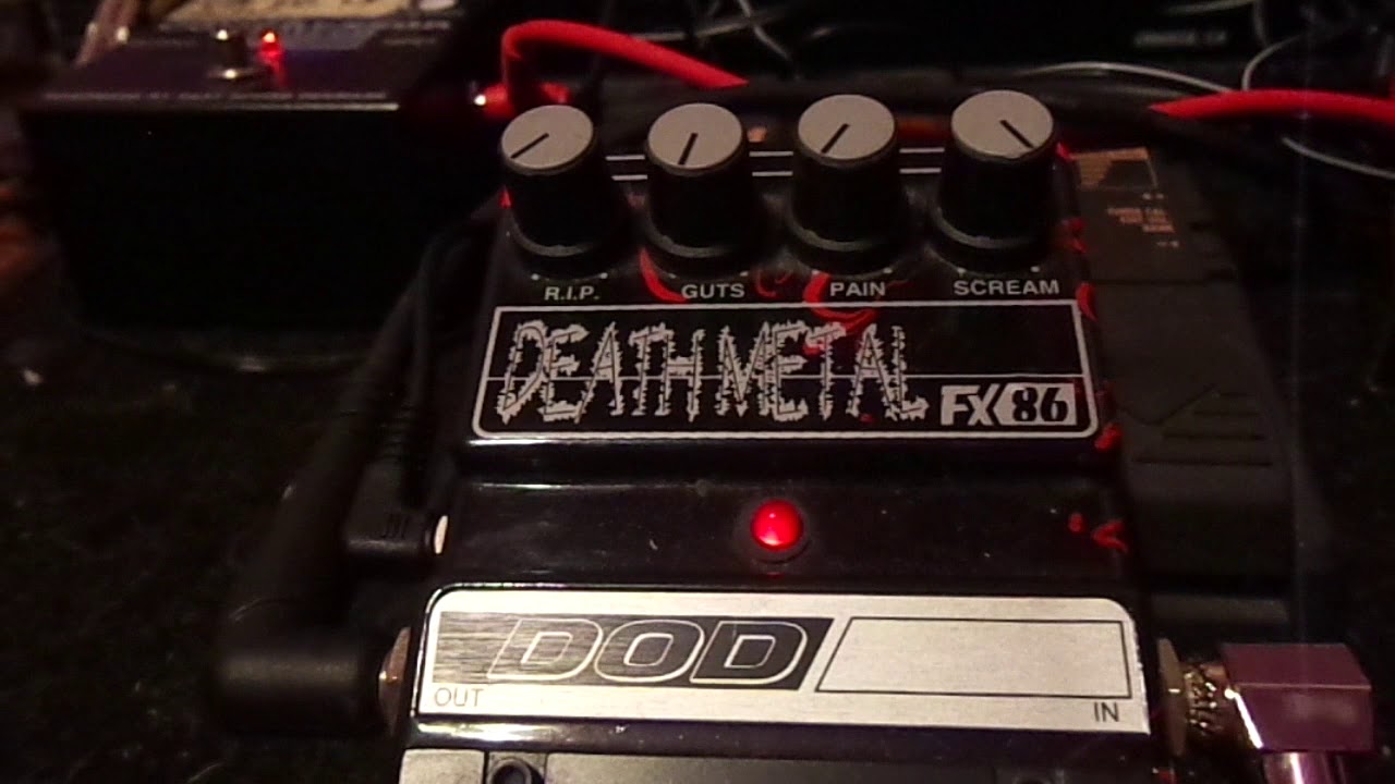 DOD FX86 Death Metal on bass