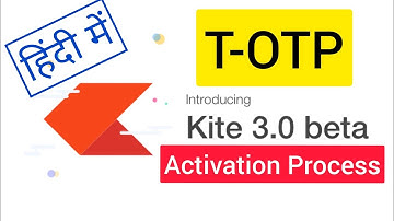 हिंदी | Zerodha TOTP Activation Full Process