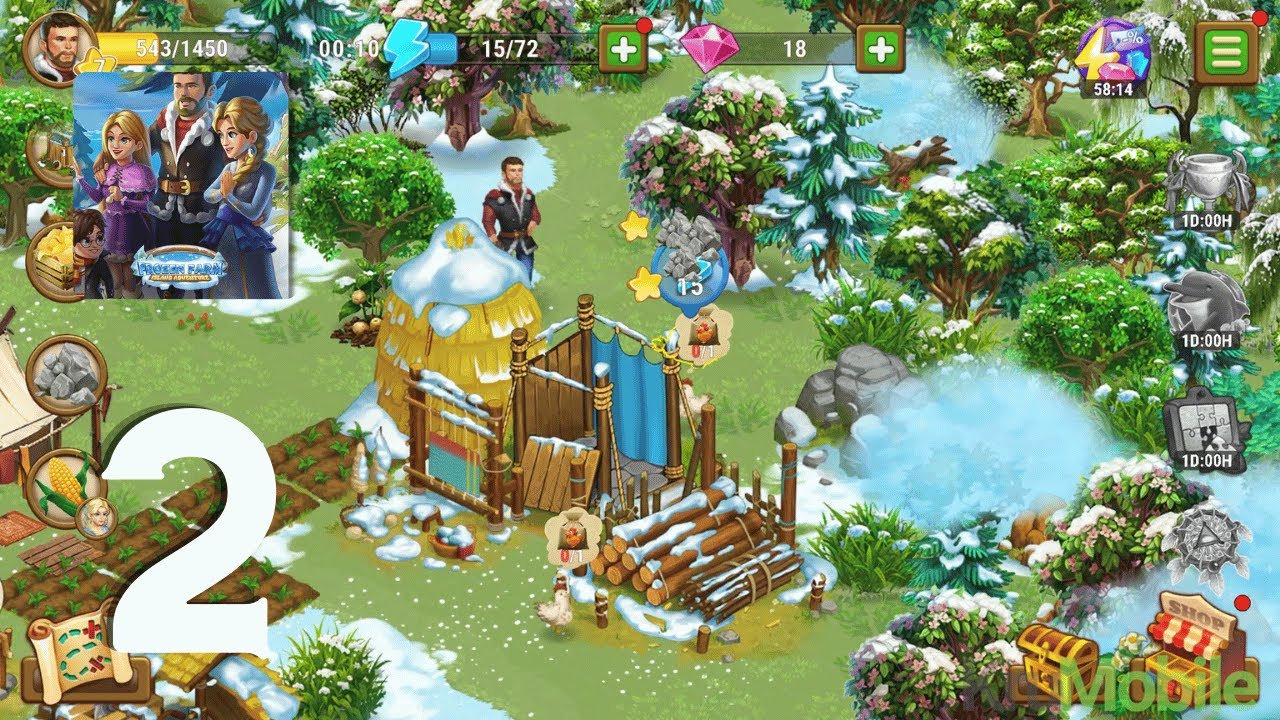 Frozen Farm: Island Adventure Gameplay #2 (Android)