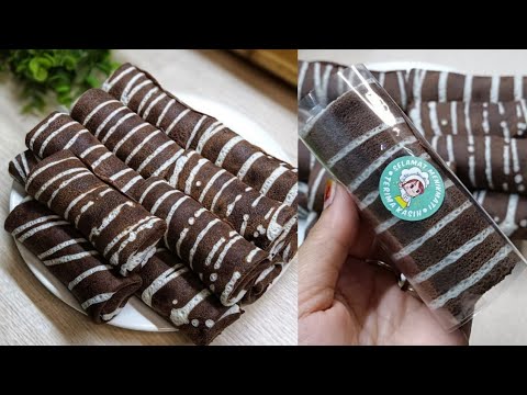 Membuat Dadar Gulung Isi Pisang Coklat