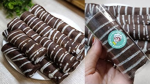 Thumbnail of Resep Dadar Gulung Isi Pisang Coklat Enak Dan Lumer‼️