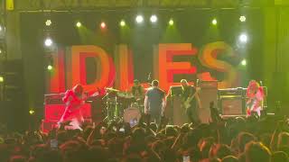 IDLES: Divide and Conquer/Grounds/(covers medley) - excerpts from Shaky Knees 2021 Atlanta, GA