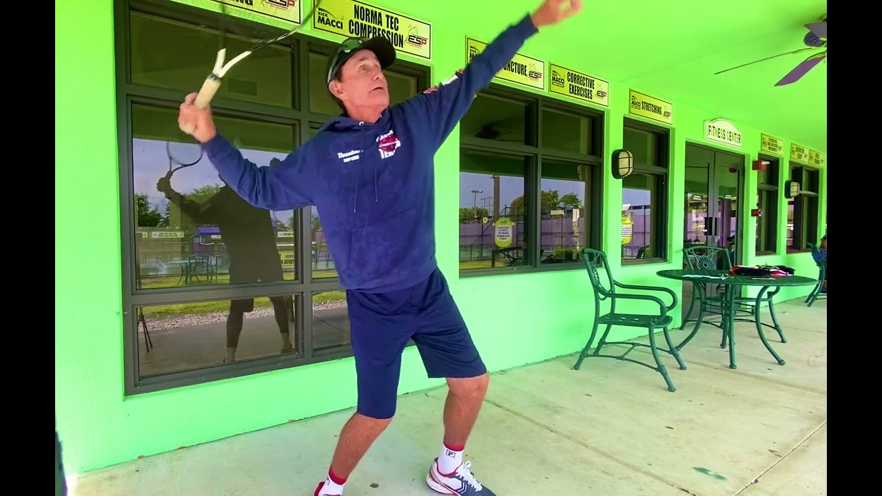 Practice this drill it’s an amazing muscle memory corrective technique - Rick Macci