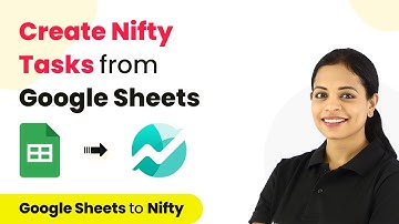 How to Create Nifty Tasks from Google Sheets - Google Sheets Nifty Integration