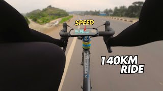140 Km Non-Stop Ride At Top Speed