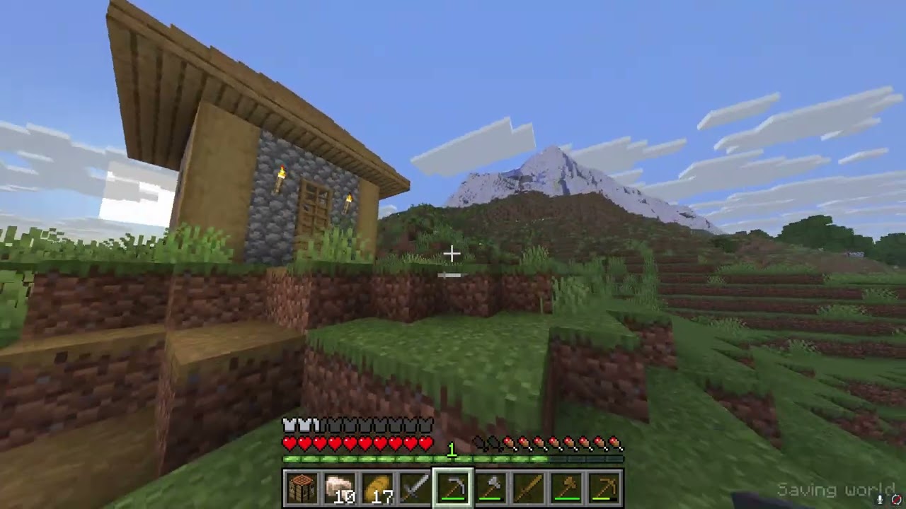 New Minecraft Survival World Day 1!