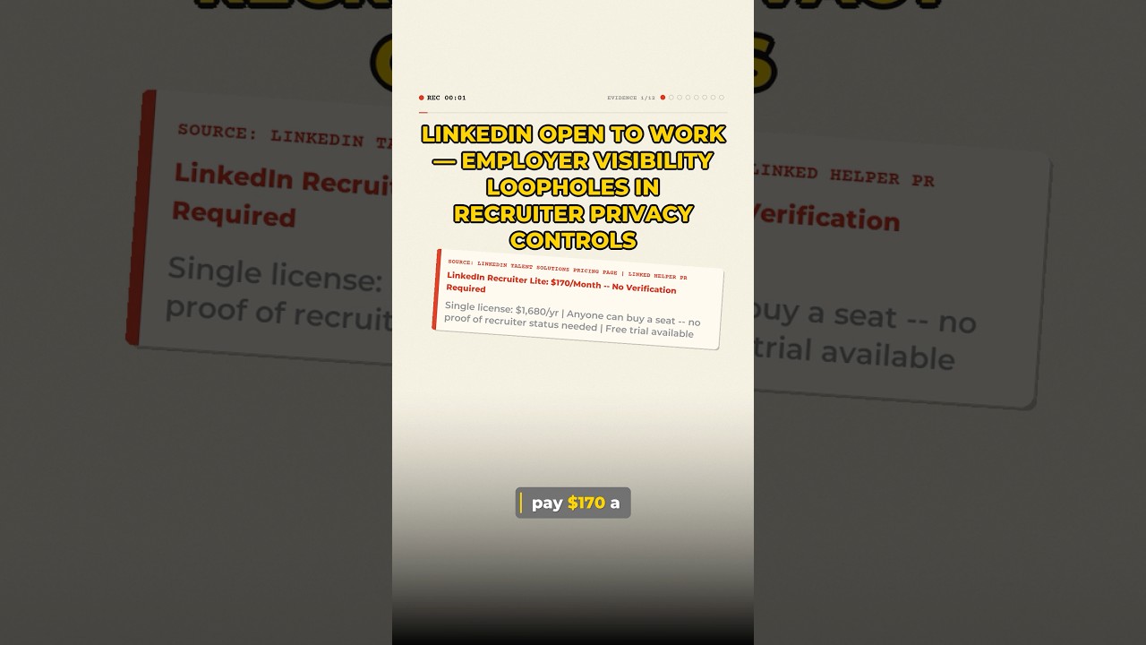 They can see a list of every employee secretly job hunting on LinkedIn 👀 