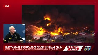 FULL PRESSER: NTSB gives latest update on deadly UPS plane crash