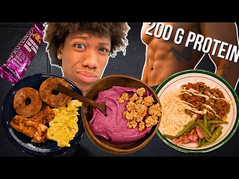 Full Day of Eating for Fat Loss! (200 g protein)
