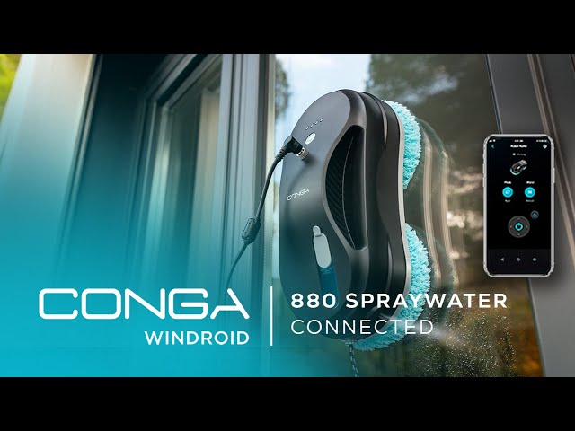 Robot Limpiacristales Cecotec Conga Windroid 880 Spraywater Connected