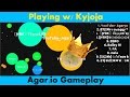 Playing wkyjoja  agario gameplay 6k score