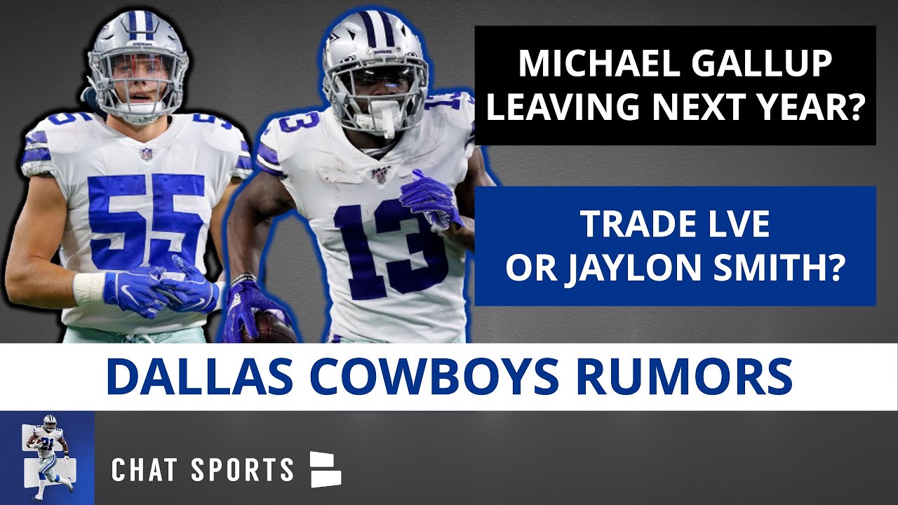 Cowboys Rumors Trade Jaylon Smith Or Leighton Vander Esch Michael Gallup Future Ceedee Lamb Wr1 Youtube