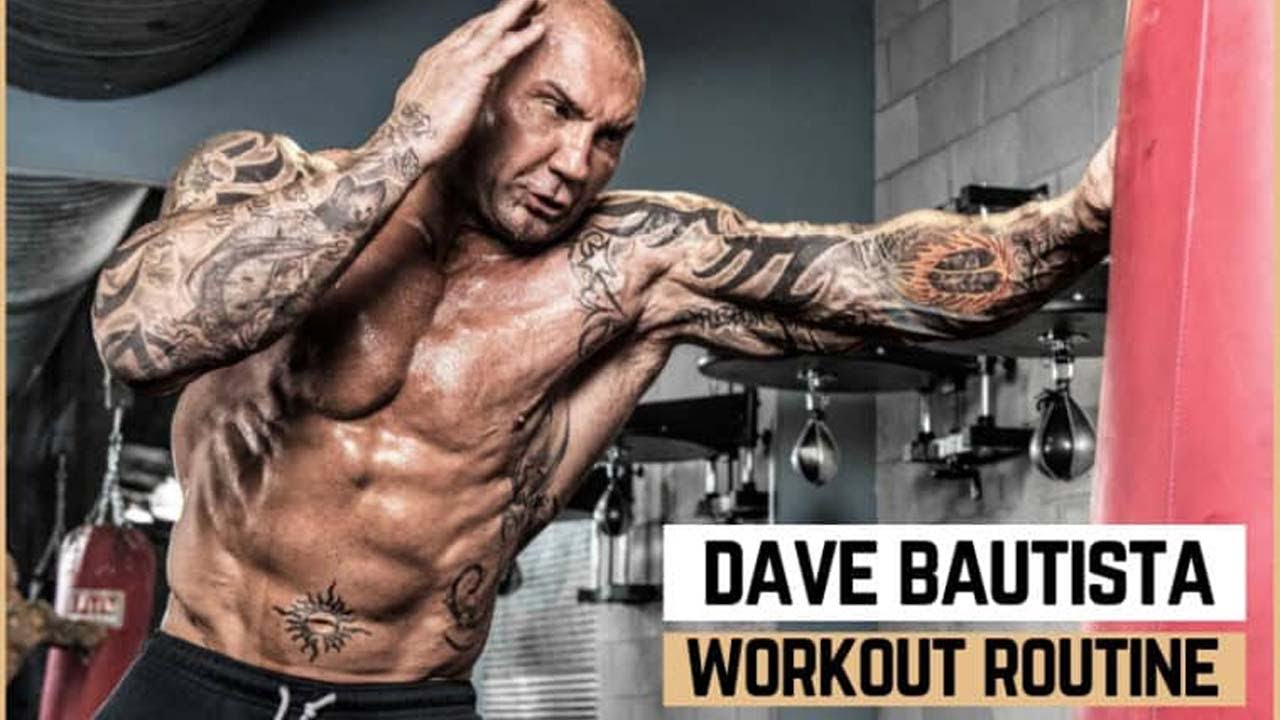 Dave Bautista: gimnasio con pesas personalizadas