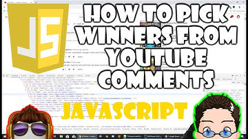 JavaScript - How to, Comment Picker - for my Book Giveaway.