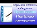 Тире в бессоюзном сложном предложении. Пунктуация 8