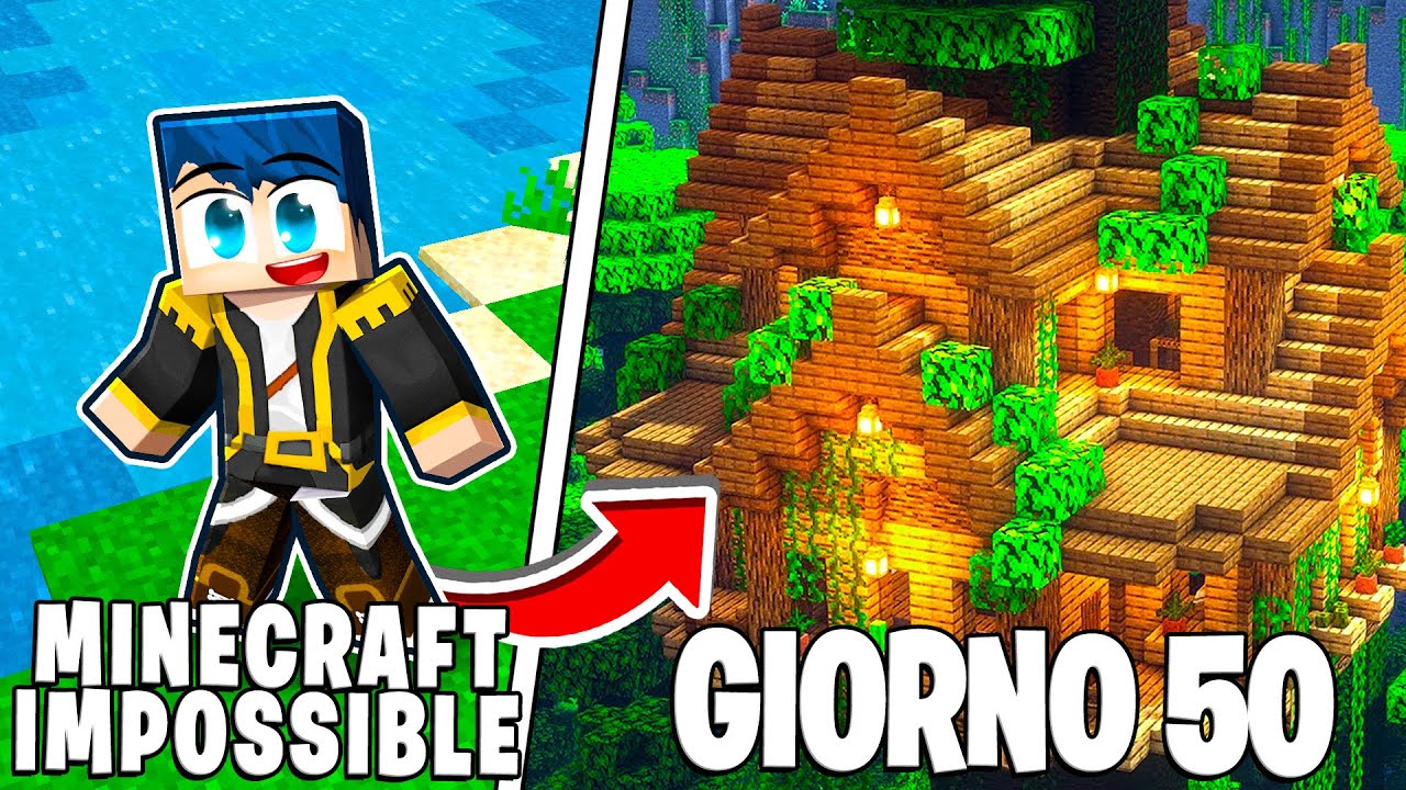 COSTRUISCO LA BASE GIGANTE SU MINECRAFT IMPOSSIBILE!