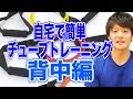 自宅で簡単チューブトレーニングPart2「背中」