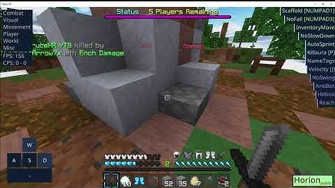 Hacking on Mineplex Skywars w/Horion 2